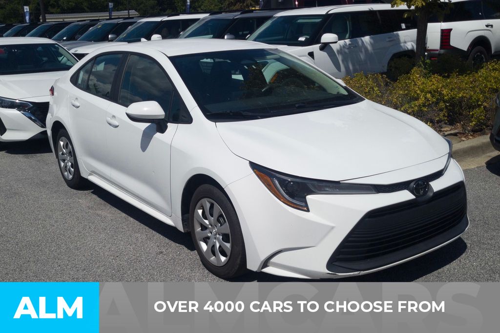 Used 2024 White Toyota LE image 2