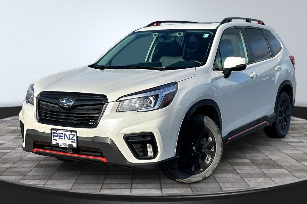 Crystal White Pearl 2020 Subaru Forester 2.5i Sport AWD SUV / Crossover All-Wheel Drive Continuously Variable Transmission