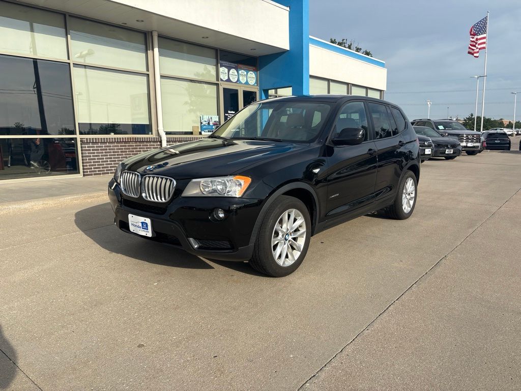 Jet Black 2013 BMW X3 SUV / Crossover All-Wheel Drive 8-Speed Automatic