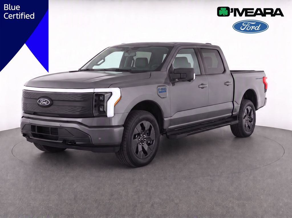 Carbonized Gray Metallic 2025 Ford F-150 Lightning Pickup Truck All-Wheel Drive Automatic
