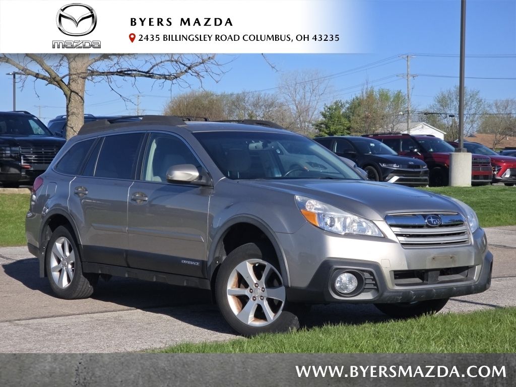 Gray (Tungsten Metallic) 2014 Subaru Outback 2.5i Premium Wagon All-Wheel Drive Continuously Variable Transmission