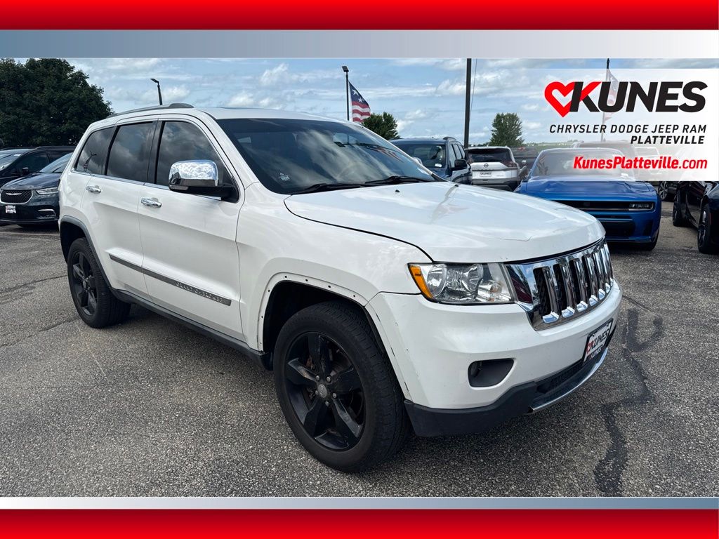 Stone White Clearcoat 2011 Jeep Grand Cherokee SUV / Crossover Four-Wheel Drive 5-Speed Automatic