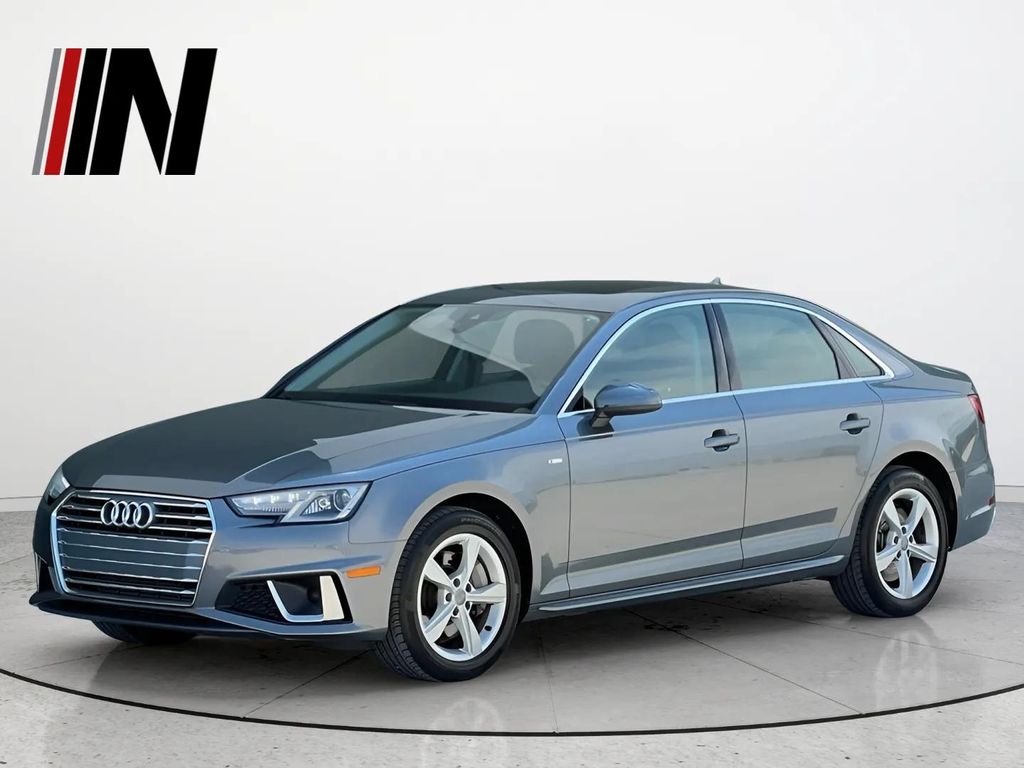 Monsoon Gray Metallic 2019 Audi A4 Sedan All-Wheel Drive 7-Speed Automatic