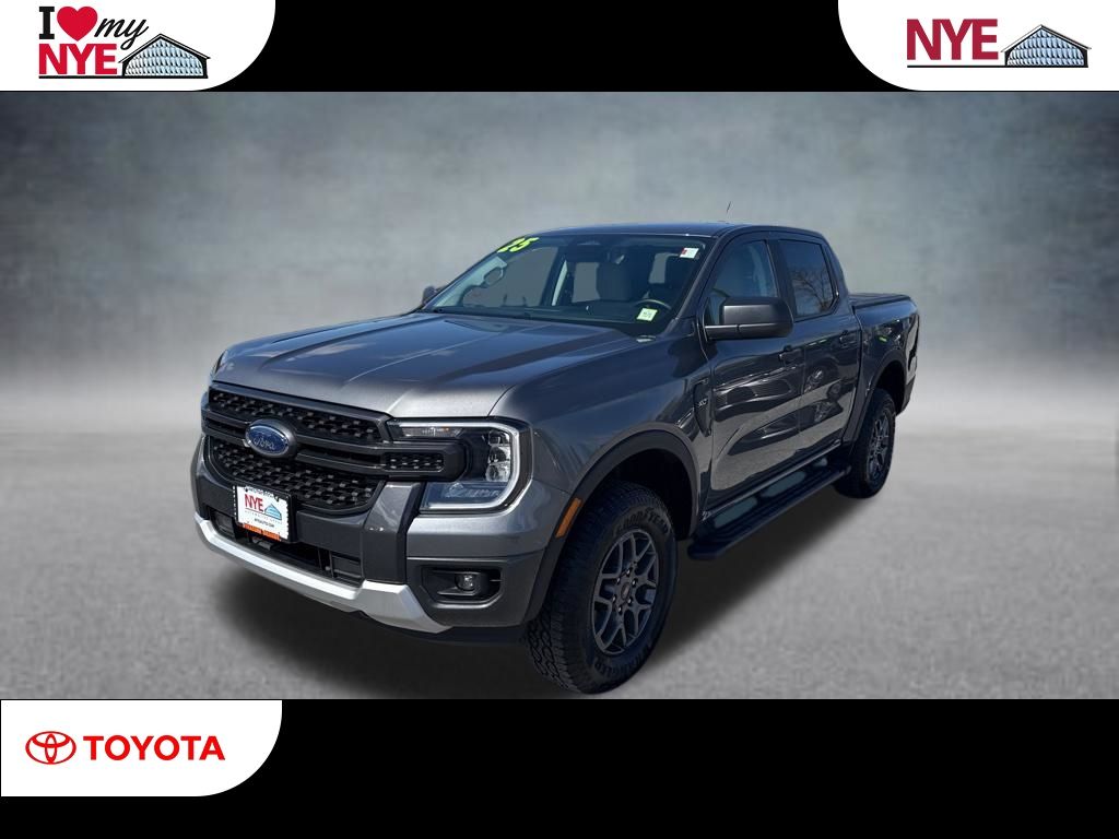 Carbonized Gray Metallic 2025 Ford Ranger XLT SuperCrew 4WD Pickup Truck Four-Wheel Drive Automatic