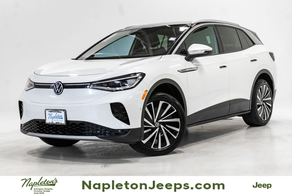 Opal White w/Black Roof 2023 Volkswagen ID.4 Pro S Plus AWD SUV / Crossover All-Wheel Drive Automatic