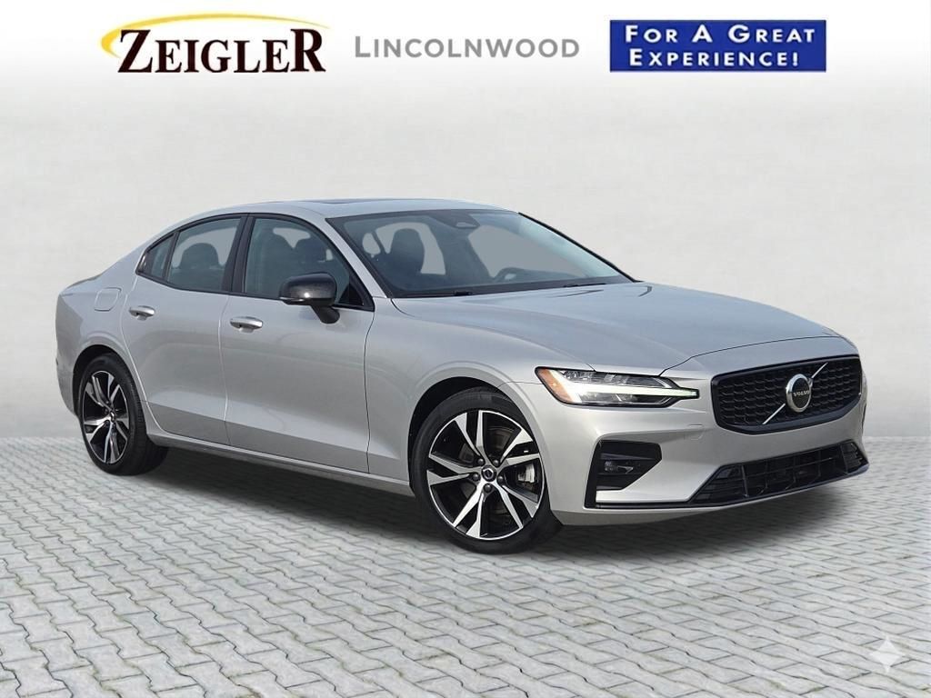 Silver Dawn Metallic 2024 Volvo S60 B5 Core Dark Theme FWD Sedan Front-Wheel Drive Automatic