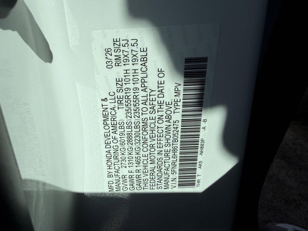 new 2026 Honda Odyssey car, priced at $46,088