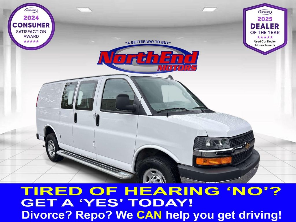 Summit White 2024 Chevrolet Express Cargo 2500 RWD Van Rear-Wheel Drive 8-Speed Automatic Overdrive
