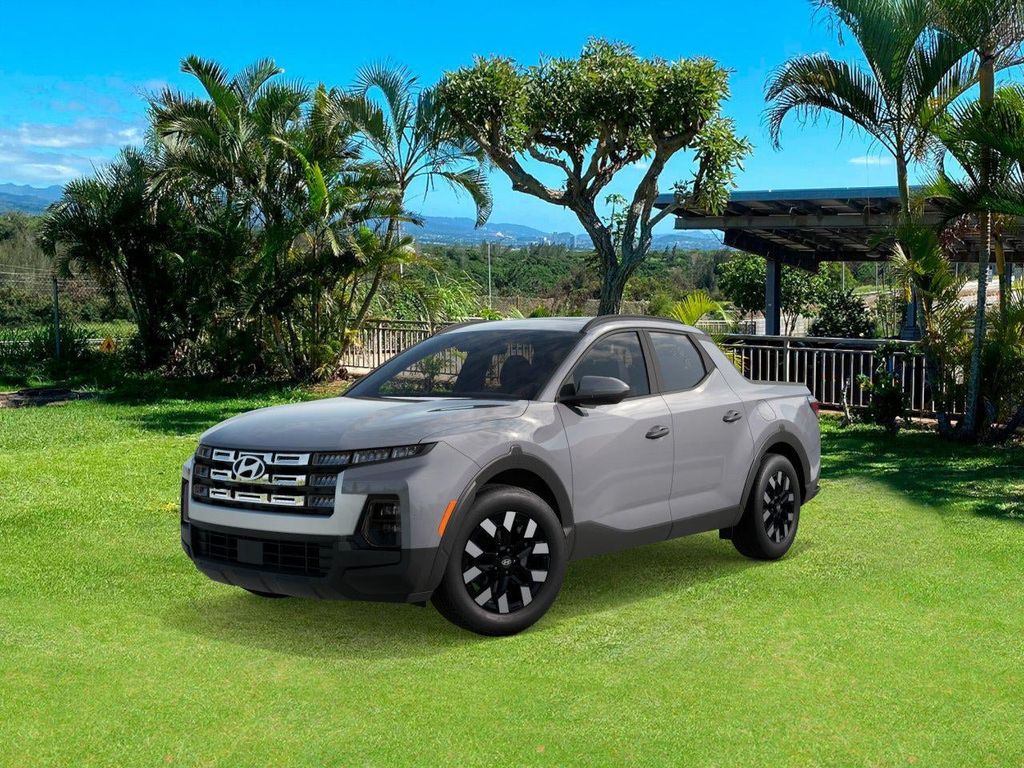 Hampton Gray 2027 Hyundai Santa Cruz Pickup Truck Front-Wheel Drive 8-Speed Automatic