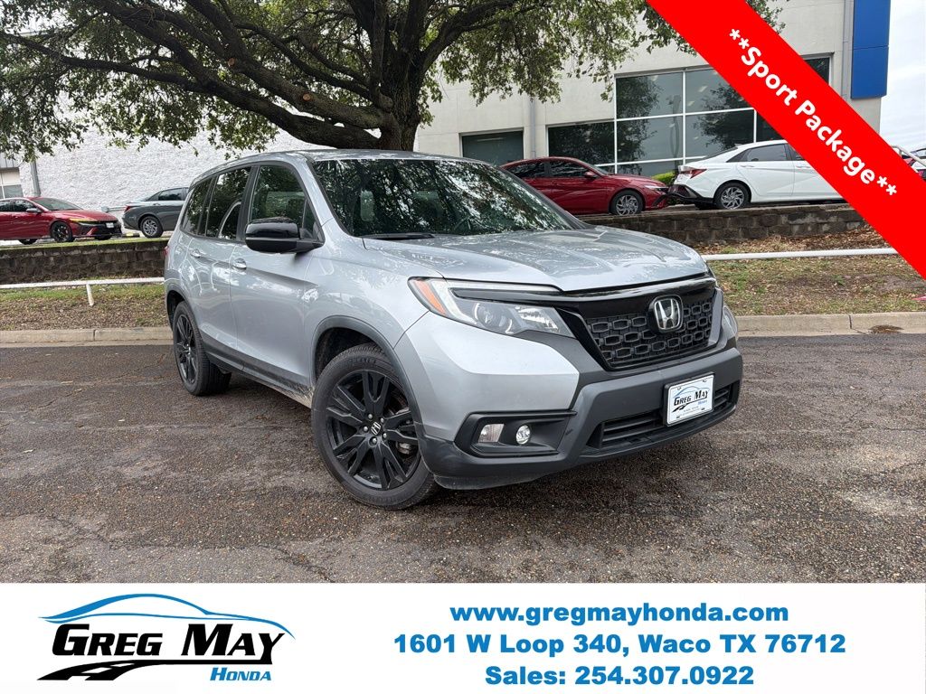 Lunar Silver Metallic 2019 Honda Passport Sport FWD SUV / Crossover Front-Wheel Drive 9-Speed Automatic