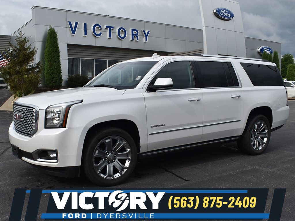 White Frost Tricoat 2016 GMC Yukon XL SUV / Crossover Four-Wheel Drive 8-Speed Automatic