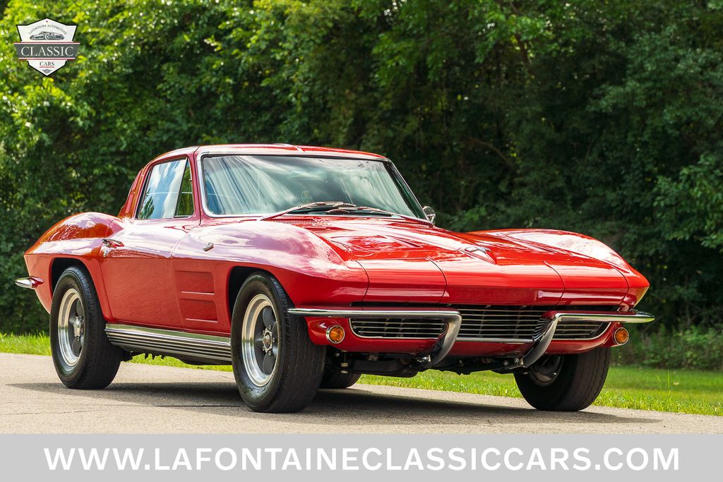 Red 1964 Chevrolet Corvette Coupe 4-Speed Manual