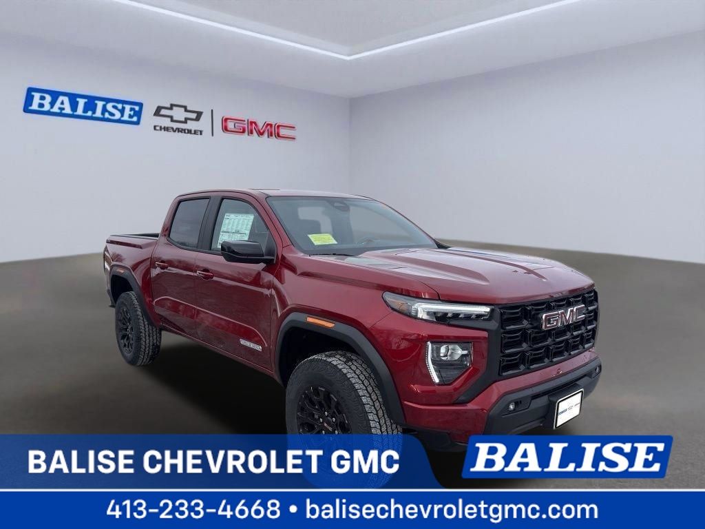 Volcanic Red Tintcoat 2026 GMC Canyon Elevation Crew Cab 4WD Pickup Truck Four-Wheel Drive 8-Speed Automatic