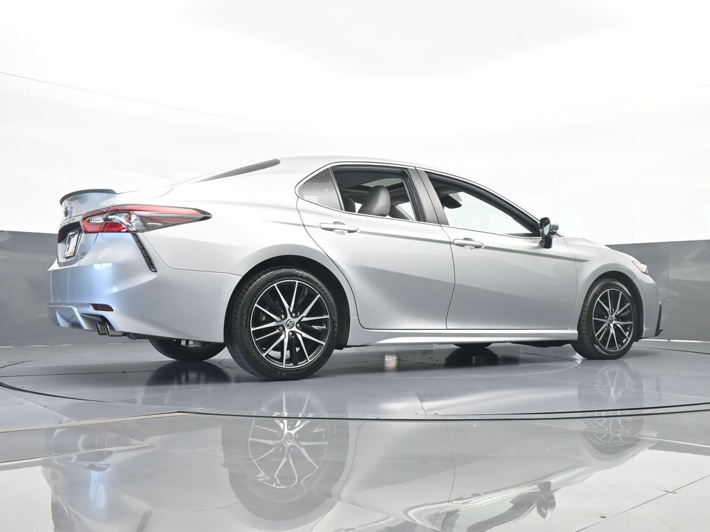 Used 2021 Celestial Silver Metallic Toyota SE image 57