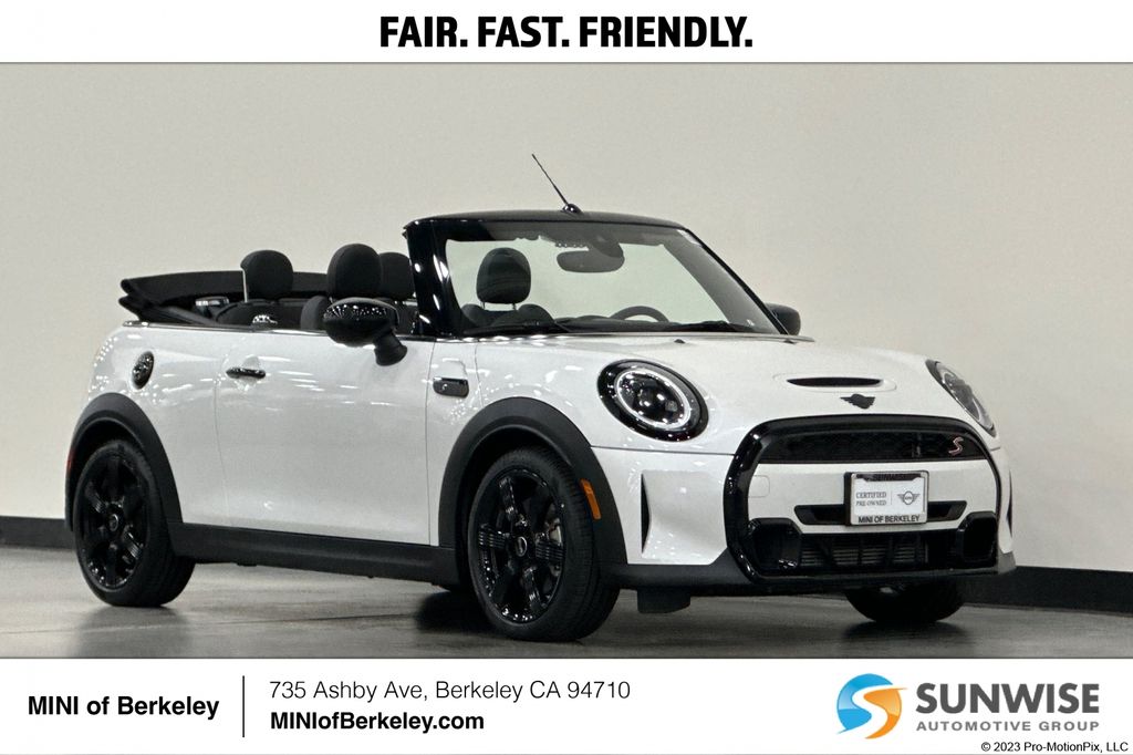 Nanuq White Metallic 2024 MINI Cooper Convertible Front-Wheel Drive 7-Speed Automatic
