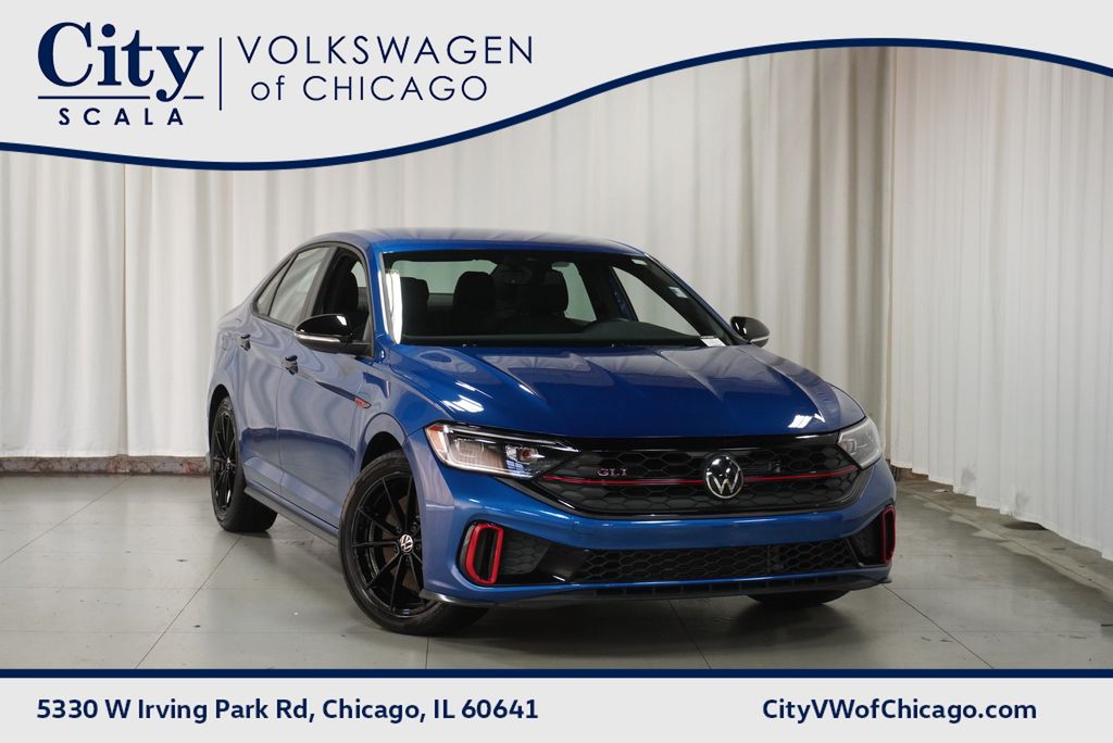 Rising Blue Metallic 2024 Volkswagen Jetta GLI Sedan Front-Wheel Drive 7-Speed Dual Clutch