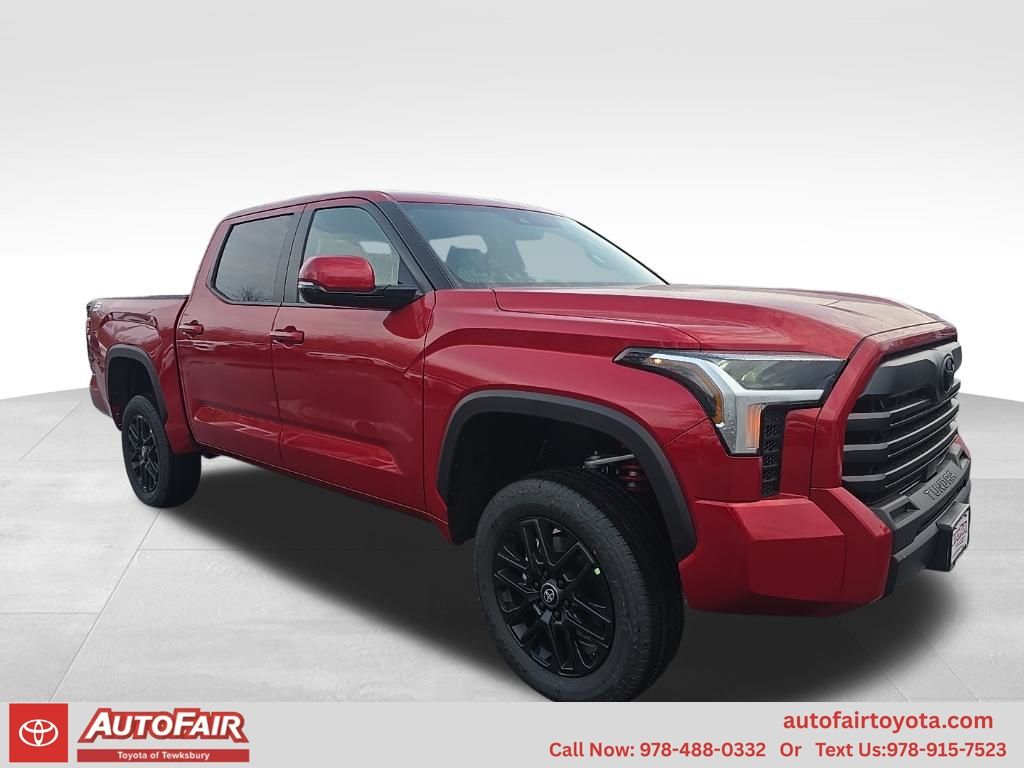 Red 2026 Toyota Tundra SR5 CrewMax Cab 4WD Pickup Truck Four-Wheel Drive Automatic
