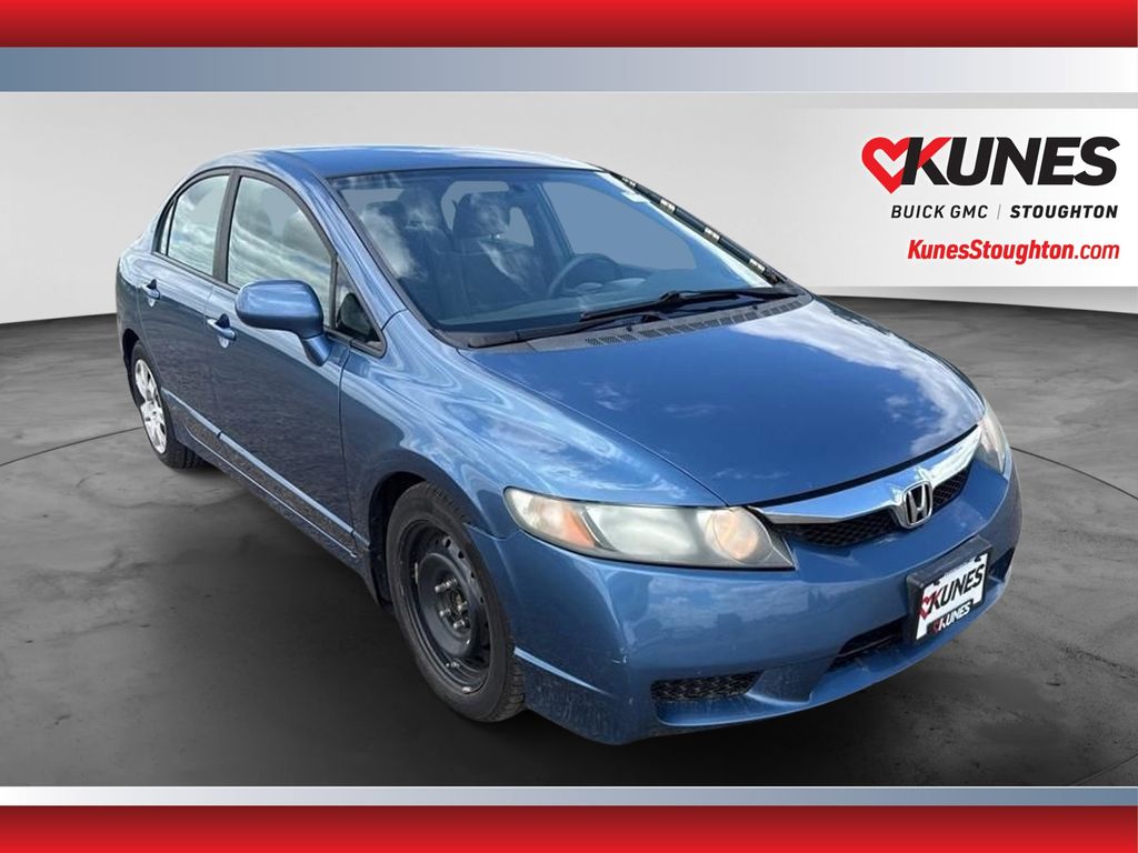 Royal Blue Pearl 2010 Honda Civic Sedan Front-Wheel Drive 5-Speed Automatic
