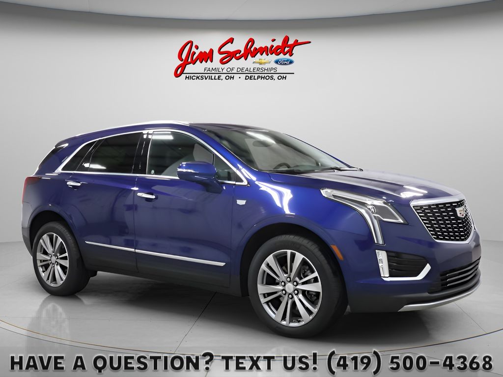 Opulent Blue Metallic 2025 Cadillac XT5 Premium Luxury AWD SUV / Crossover Four-Wheel Drive 9-Speed Automatic