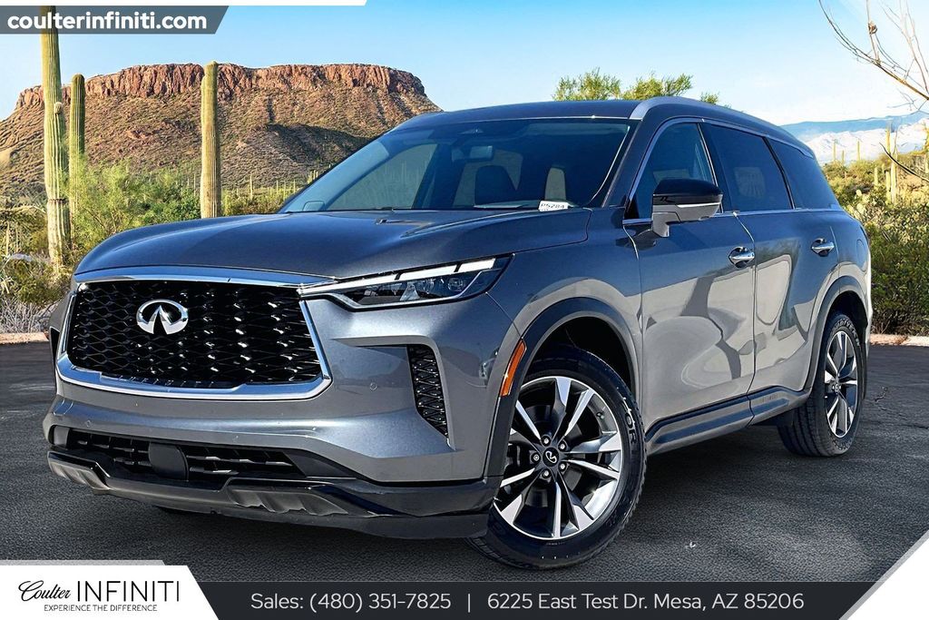 Gray (Graphite Shadow) 2023 INFINITI QX60 SUV / Crossover Front-Wheel Drive 9-Speed Automatic