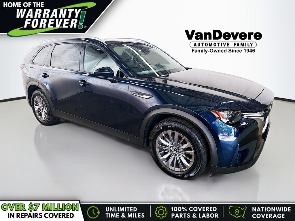 Deep Crystal Blue Mica 2024 Mazda CX-90 SUV / Crossover All-Wheel Drive 8-Speed Automatic