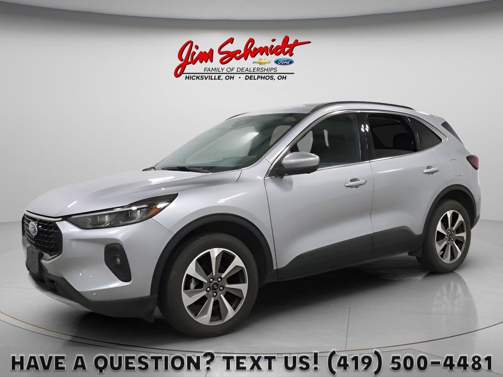 Iconic Silver Metallic 2024 Ford Escape SUV / Crossover All-Wheel Drive 8-Speed Automatic