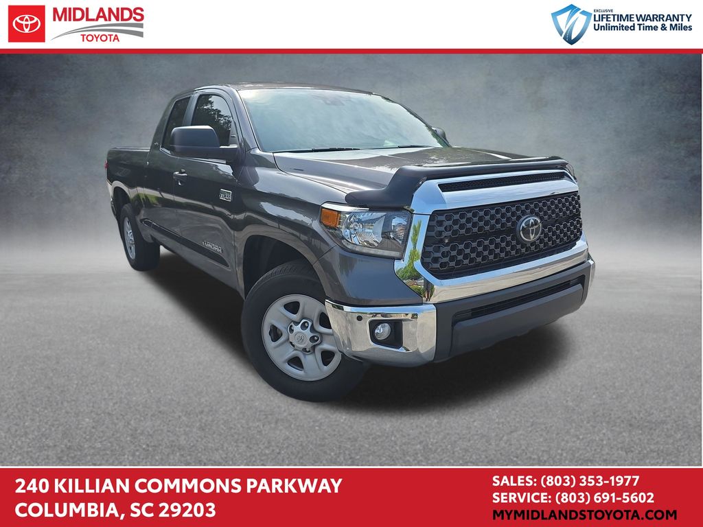 Magnetic Gray Metallic 2021 Toyota Tundra Pickup Truck 4X2 6-Speed Automatic Overdrive