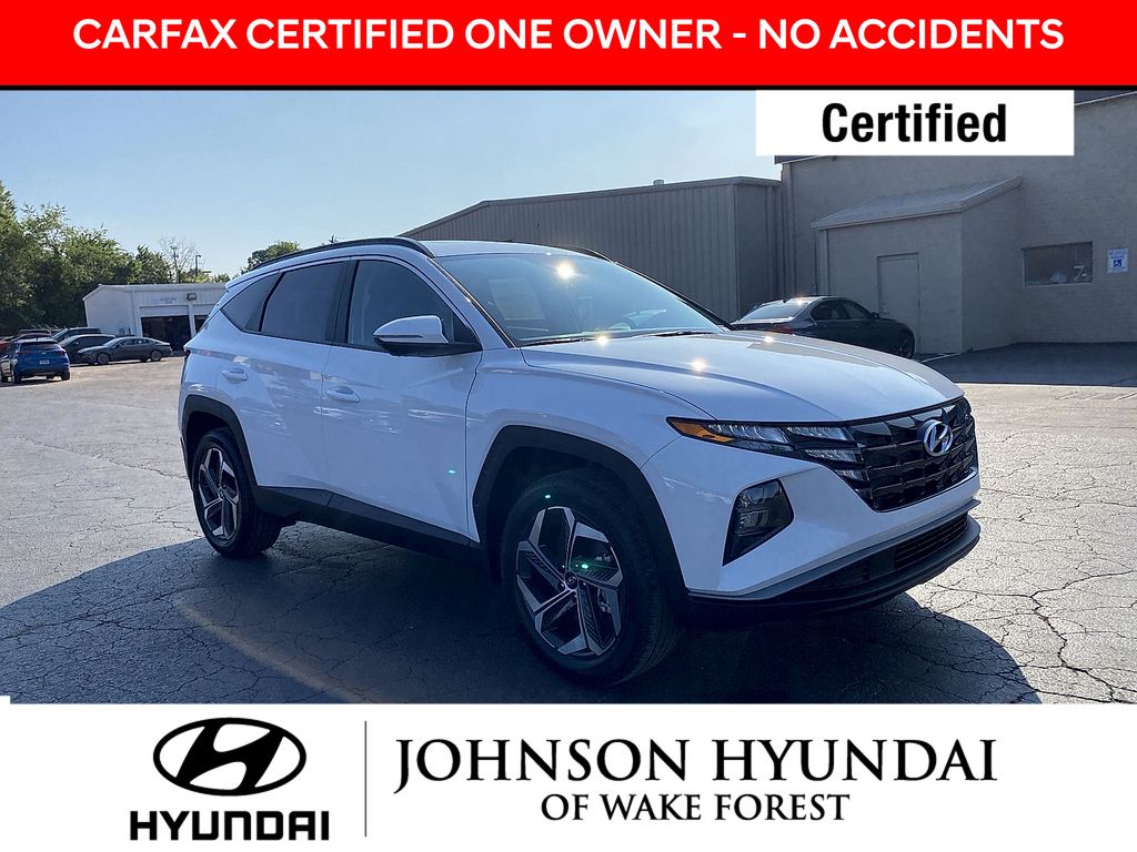 Serenity White Pearl 2023 Hyundai Tucson SUV / Crossover All-Wheel Drive 8-Speed Automatic