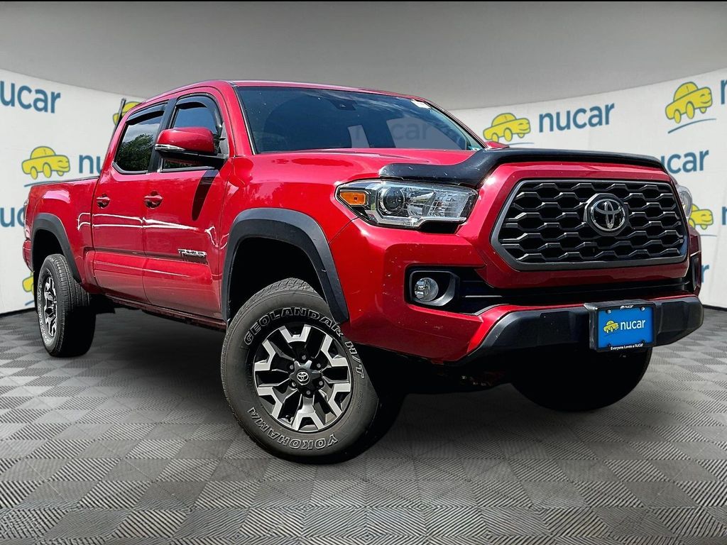 Barcelona Red Metallic 2021 Toyota Tacoma Pickup Truck Four-Wheel Drive 6-Speed Automatic