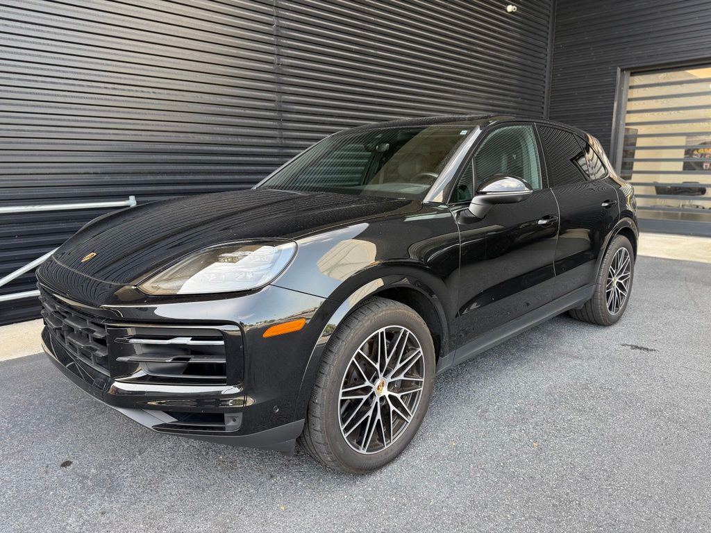 Chromite Black Metallic 2024 Porsche Cayenne SUV / Crossover All-Wheel Drive 8-Speed Automatic