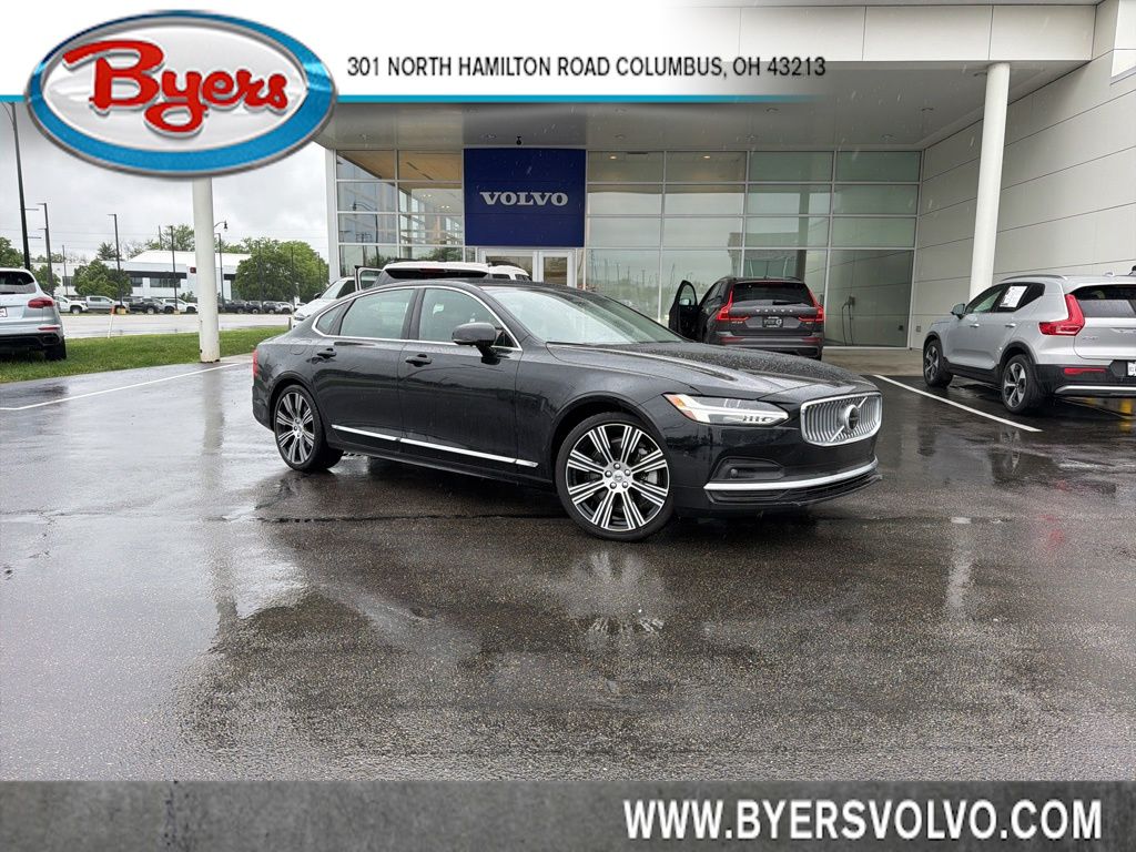 Onyx Black Metallic 2024 Volvo S90 B6 Ultimate AWD Sedan All-Wheel Drive Automatic