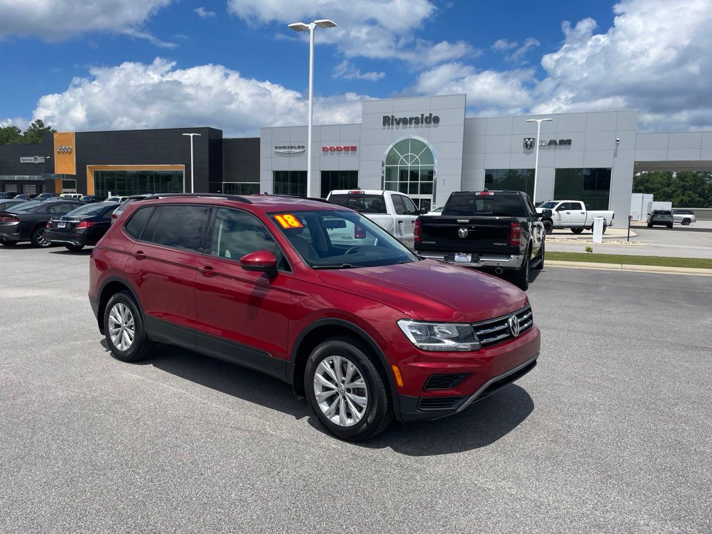 Cardinal Red Metallic 2018 Volkswagen Tiguan S SUV / Crossover Front-Wheel Drive 8-Speed Automatic