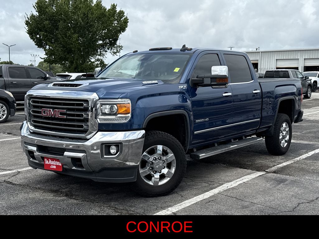 Stone Blue Metallic 2018 GMC Sierra 3500HD Pickup Truck Four-Wheel Drive 6-Speed Automatic