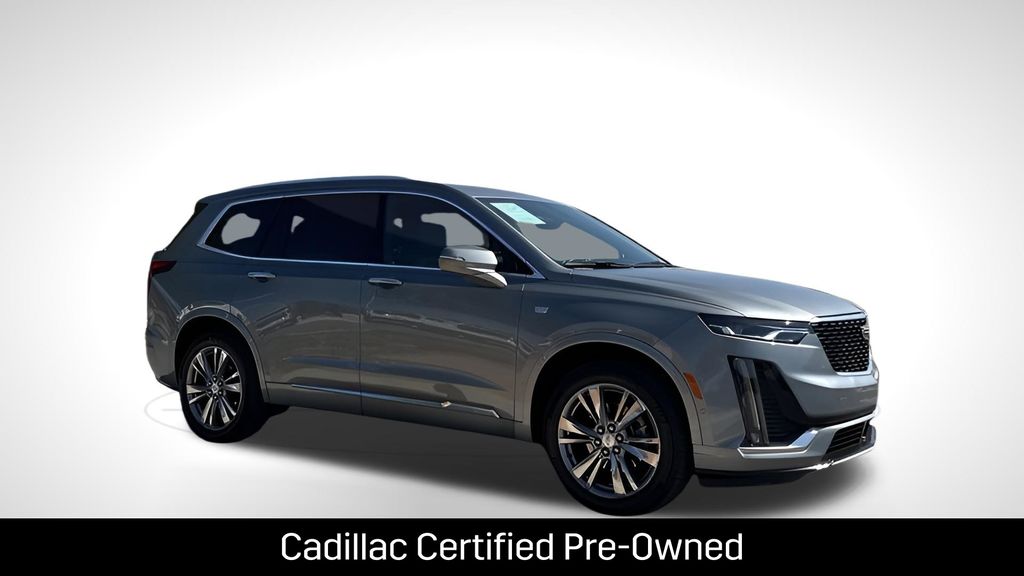 Silver Metallic 2023 Cadillac XT6 Premium Luxury AWD SUV / Crossover Four-Wheel Drive 9-Speed Automatic