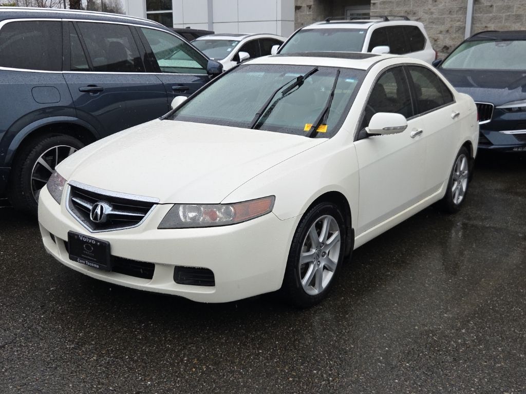 Premium White Pearl 2005 Acura TSX Sedan FWD Sedan Front-Wheel Drive 5-Speed Automatic