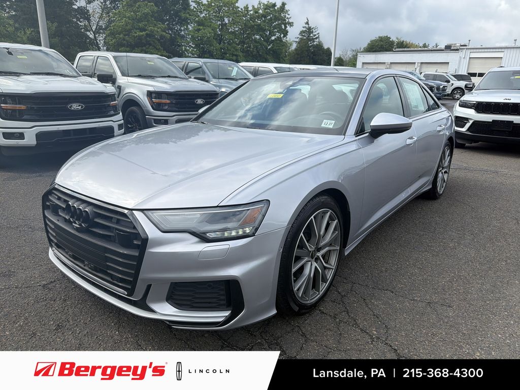 Silver Metallic 2023 Audi A6 Sedan All-Wheel Drive 7-Speed Automatic