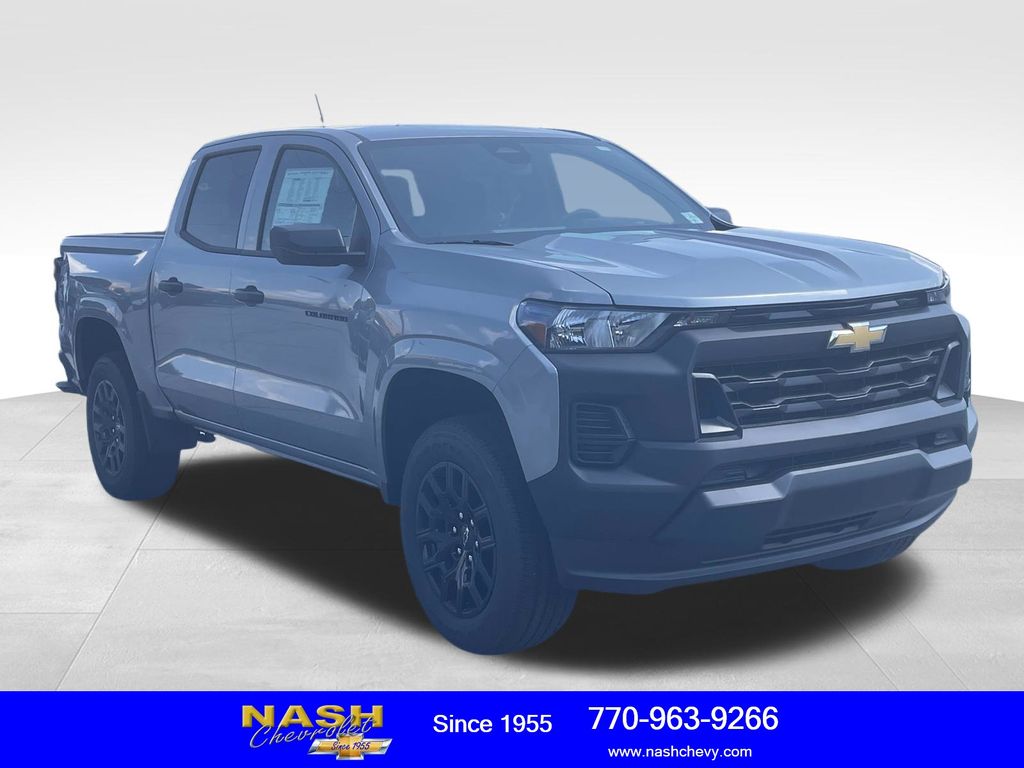 Sterling Gray Metallic 2026 Chevrolet Colorado Work Truck Crew Cab RWD Pickup Truck 4X2 8-Speed Automatic