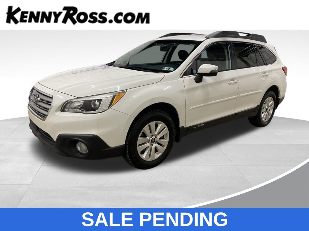 Crystal White Pearl 2016 Subaru Outback 2.5i Premium Wagon All-Wheel Drive Continuously Variable Transmission