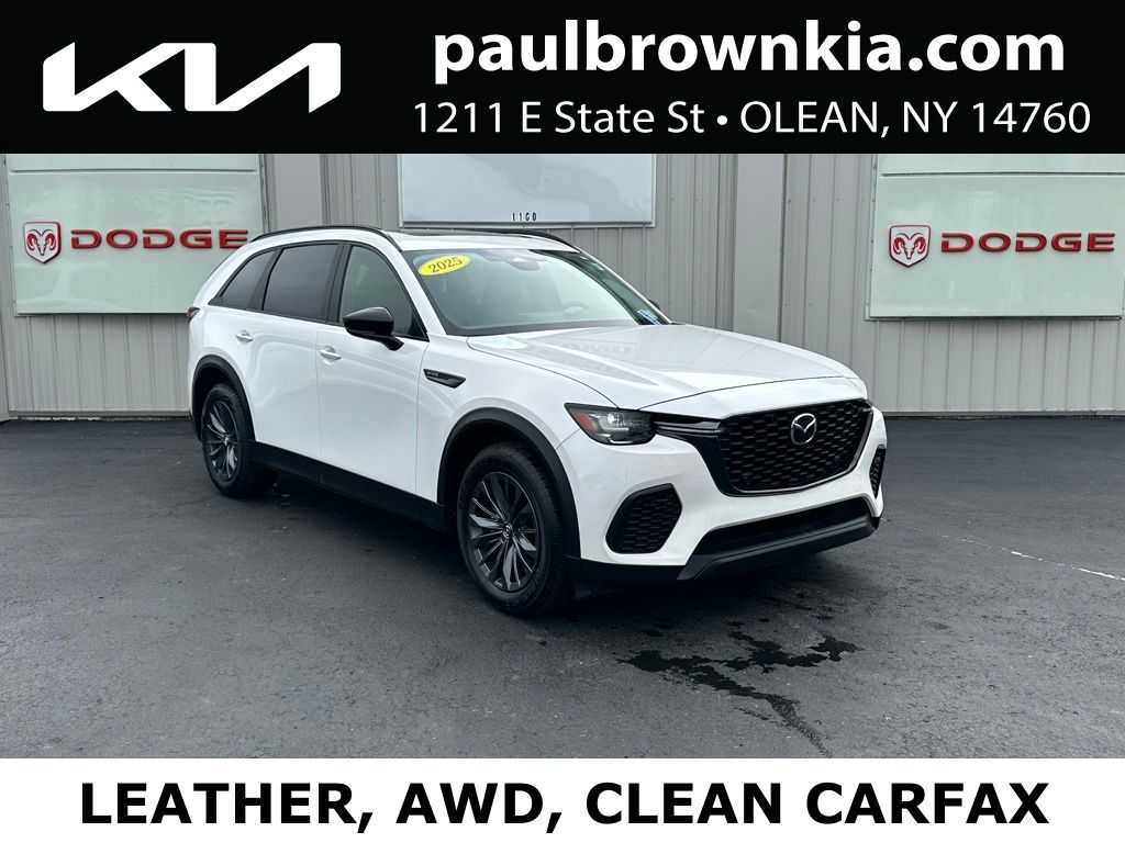 Rhodium White Premium 2025 Mazda CX-70 3.3 Turbo Preferred AWD SUV / Crossover All-Wheel Drive 8-Speed Automatic