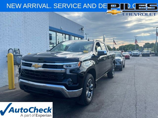 Black 2024 Chevrolet Silverado 1500 Pickup Truck Four-Wheel Drive 8-Speed Automatic