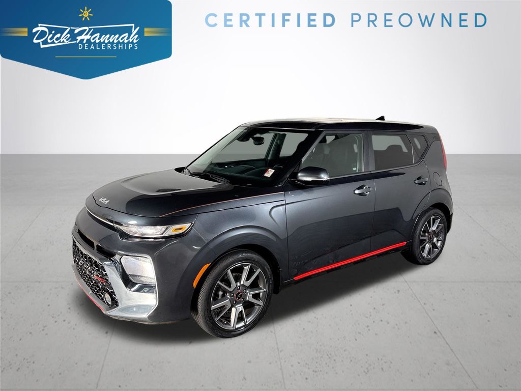 Gravity Gray 2022 Kia Soul SUV / Crossover Front-Wheel Drive Continuously Variable Transmission