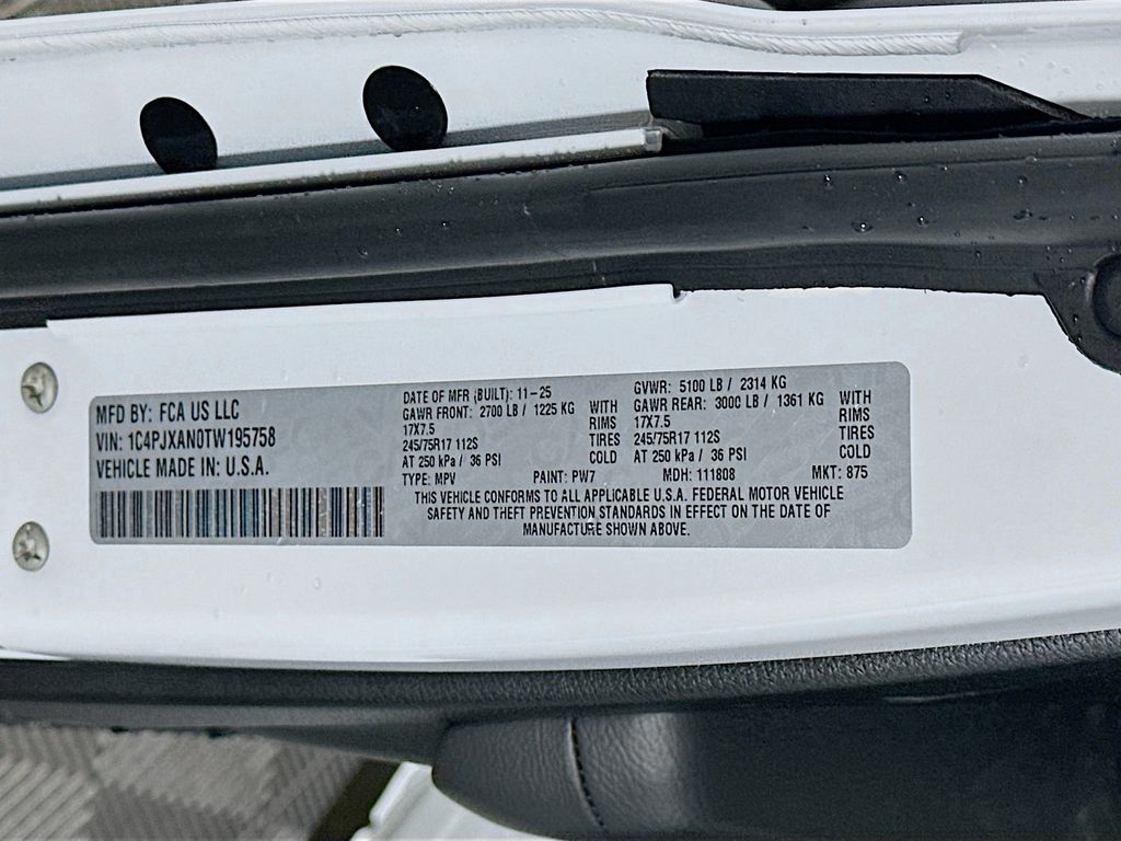 New 2026 White Jeep Sport S image 18