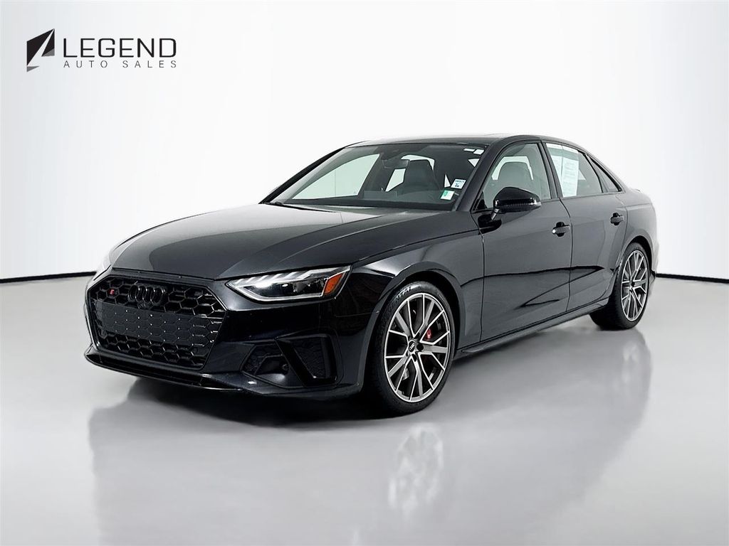 Black Metallic 2023 Audi S4 3.0T quattro Premium Plus AWD Sedan All-Wheel Drive 8-Speed Automatic