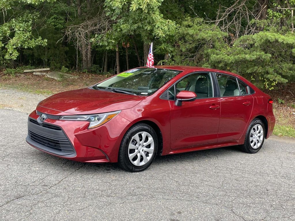 Red (Ruby Flare Pearl) 2024 Toyota Corolla Sedan Front-Wheel Drive Continuously Variable Transmission