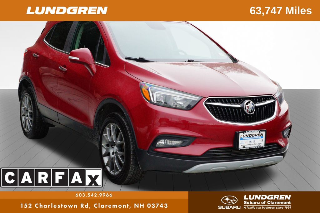 Winterberry Red Metallic 2019 Buick Encore Sport Touring AWD SUV / Crossover All-Wheel Drive 6-Speed Automatic Overdrive