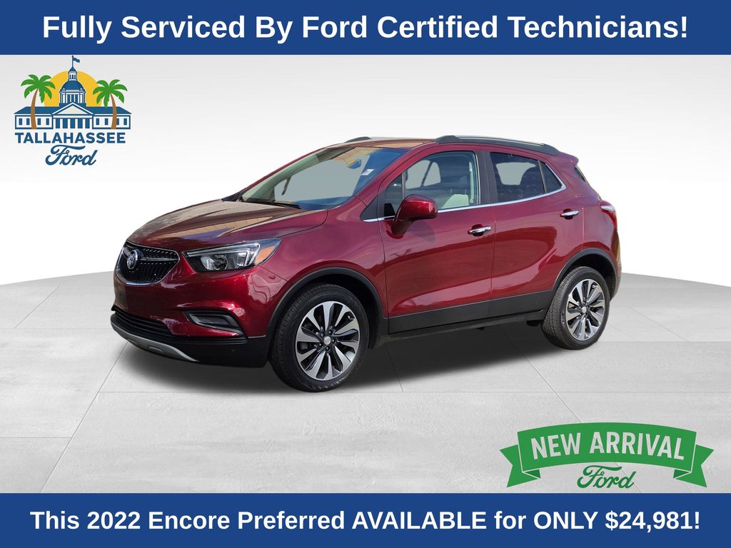 Cinnabar Metallic 2022 Buick Encore Preferred AWD SUV / Crossover All-Wheel Drive 6-Speed Automatic Overdrive
