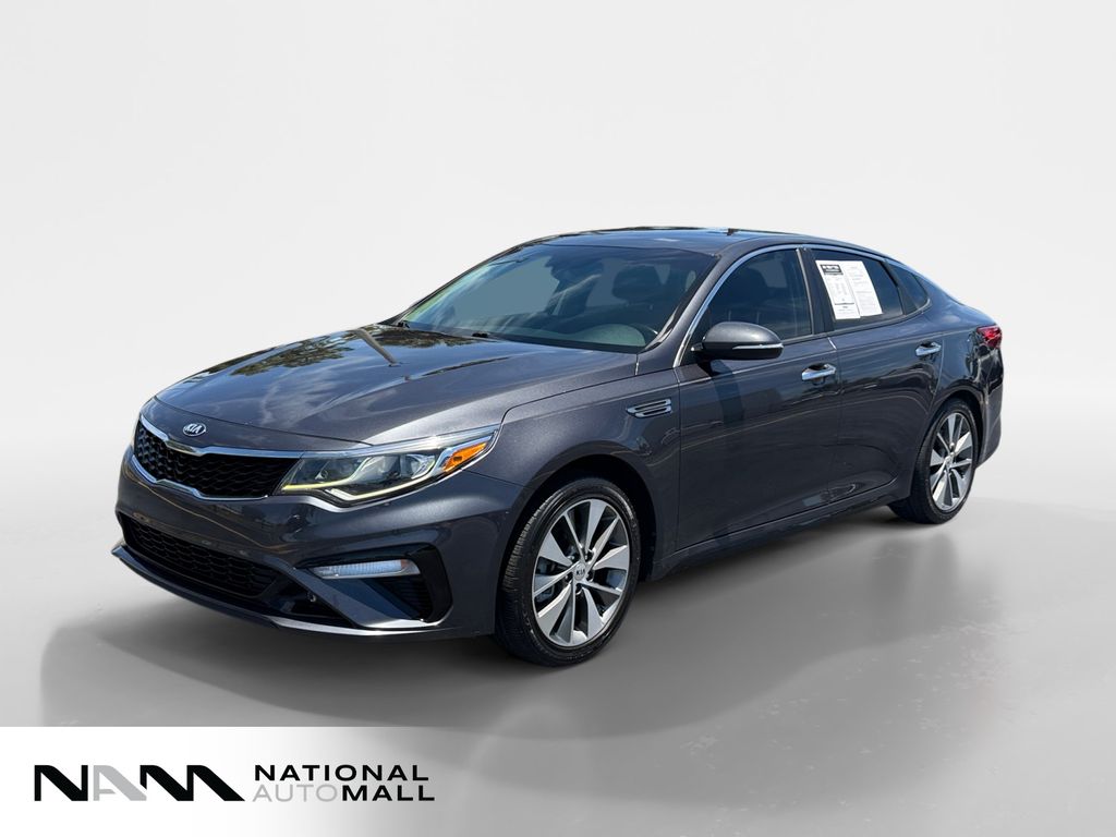 Gray (Platinum Graphite) 2019 Kia Optima Sedan Front-Wheel Drive 6-Speed Automatic
