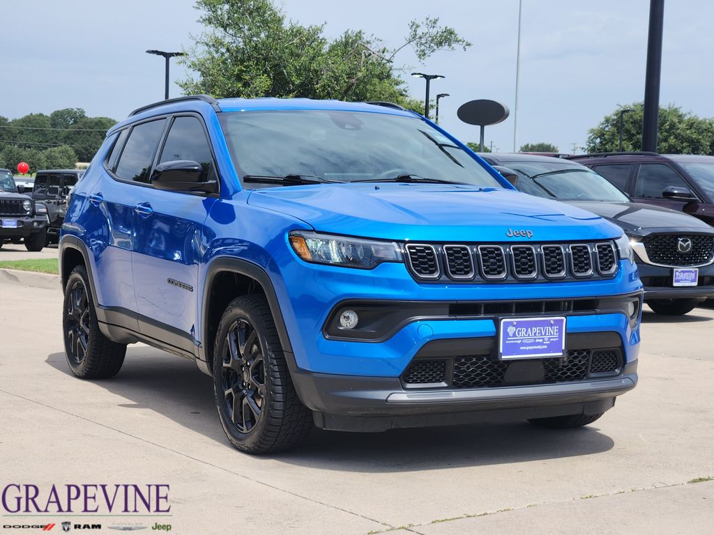 Hydro Blue Pearlcoat 2025 Jeep Compass SUV / Crossover Four-Wheel Drive 8-Speed Automatic