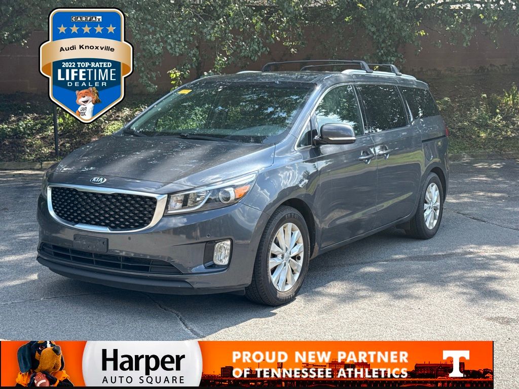 Gray (Platinum Graphite) 2017 Kia Sedona Minivan Front-Wheel Drive 6-Speed Automatic