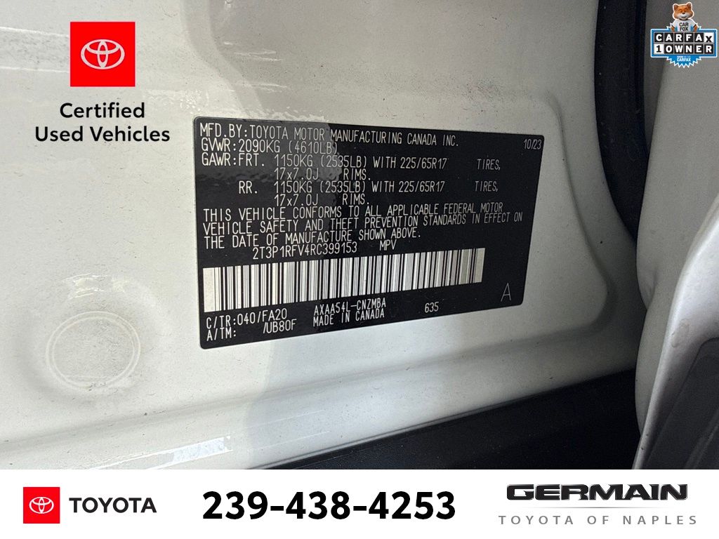 Certified Used 2024 White Toyota XLE image 23